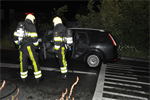 Melding 23.28 Prio 1 Brand Wegvervoer Personenauto Lutkepost Buitenpost